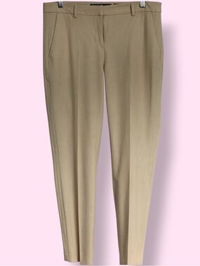 RW&CO Beige Slim Leg Ankle Dress Pants Size 6 Signature Fit Work Office